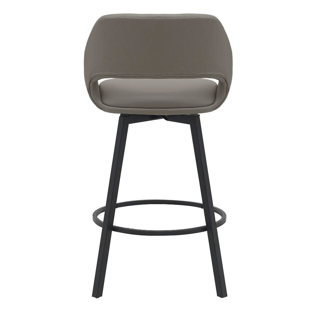 DINO PU BAR CHAIR IN LIGHT GREY - MyChocolateWood