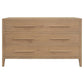 DION 3 DRAWERS DRESSER/3 DRAWERS CHEST OF DRAWERS SOLID MINDI WOOD NATURAL - MyChocolateWood