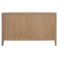 DION 3 DRAWERS DRESSER/3 DRAWERS CHEST OF DRAWERS SOLID MINDI WOOD NATURAL - MyChocolateWood