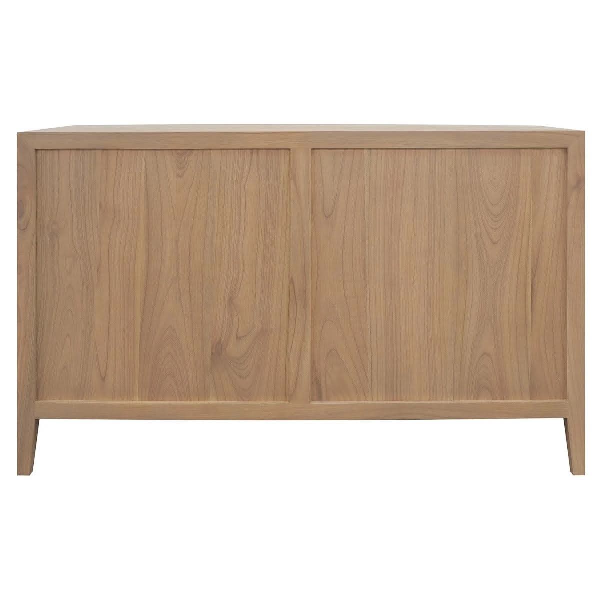 DION 3 DRAWERS DRESSER/3 DRAWERS CHEST OF DRAWERS SOLID MINDI WOOD NATURAL - MyChocolateWood