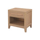 DION WHITE CEDAR (MINDI WOOD) 1 DRAWER BEDSIDE TABLE NATURAL - MyChocolateWood