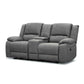 DORVAL 2 SEATER WITH CONSOLE SOFA ONYX - MyChocolateWood