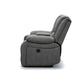 DORVAL 2 SEATER WITH CONSOLE SOFA ONYX - MyChocolateWood