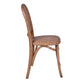 DUMAS SOLID OAK & RATTAN DINING CHAIR NATURAL - MyChocolateWood