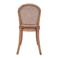DUMAS SOLID OAK & RATTAN DINING CHAIR NATURAL - MyChocolateWood