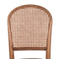 DUMAS SOLID OAK & RATTAN DINING CHAIR NATURAL - MyChocolateWood