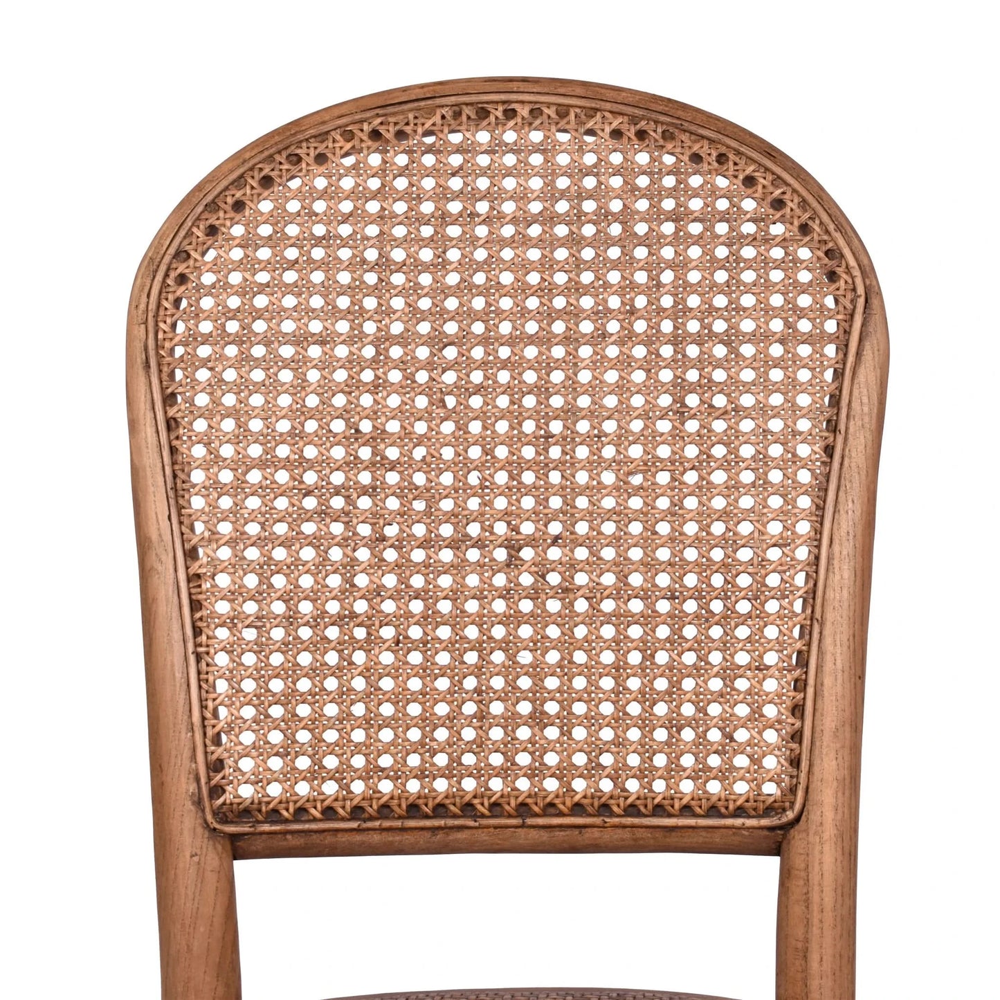 DUMAS SOLID OAK & RATTAN DINING CHAIR NATURAL - MyChocolateWood