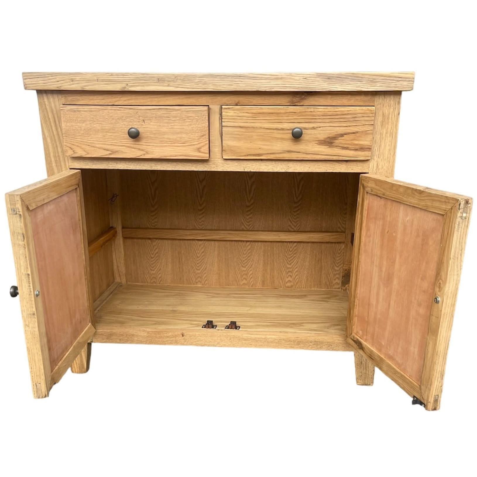 DUTCHY FRENCH PROVINCIAL STYLE BUFFET/SIDEBOARD 2 DOORS & 2 DRAWERS WITH PARQUETRY PATTERN 90 CMS - MyChocolateWood