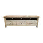 DUTCHY FRENCH PROVINCIAL STYLE TV UNIT ETU 3 DRAWERS WITH PARQUETRY PATTERN 180 CMS - MyChocolateWood