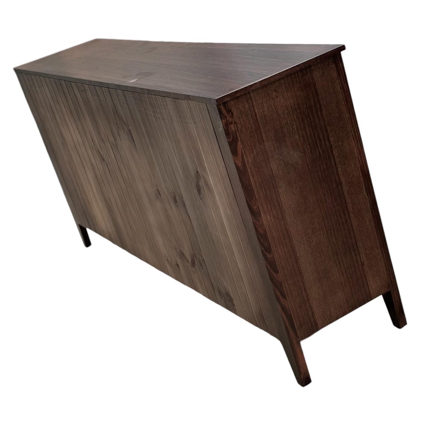 DYLAN AUSTRALIAN MADE TASSIE OAK 4 DOORS & 4 DRAWERS BUFFET/SIDEBOARD IN CHOCOLATE - MyChocolateWood