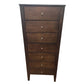 DYLAN TASSIE OAK 7 DRAWERS NARROW TALLBOY IN CHOCOLATE AUSTRALIAN MADE TO ORDER - MyChocolateWood