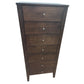DYLAN TASSIE OAK 7 DRAWERS NARROW TALLBOY IN CHOCOLATE AUSTRALIAN MADE TO ORDER - MyChocolateWood