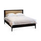 DYLAN TASSIE OAK BED QUEEN SIZE IN BLACK AUSTRALIAN MADE TO ORDER - MyChocolateWood