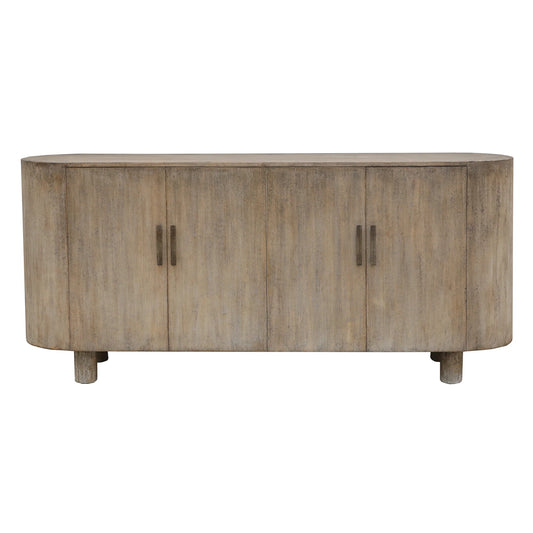 EATON SOLID POPLAR TIMBER SIDEBOARD/BUFFET  NATURAL