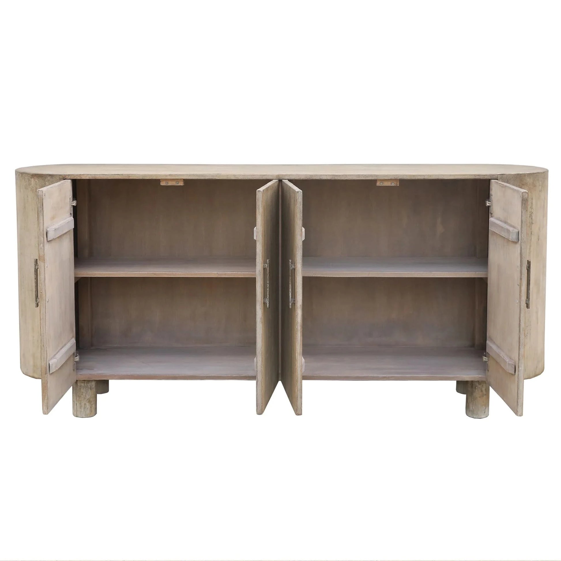 EATON SOLID POPLAR TIMBER SIDEBOARD/BUFFET  NATURAL - MyChocolateWood