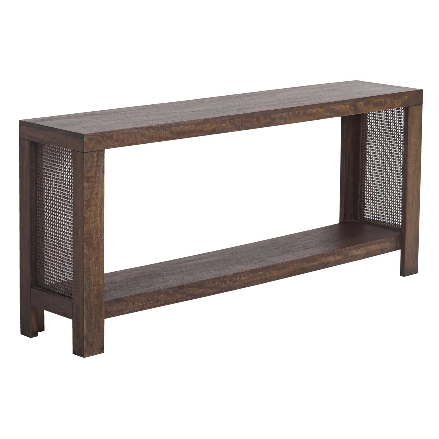 ELDRIDGE CONSOLE TABLE/HALL TABLE IN MINDI WOOD HONEY BROWN - MyChocolateWood