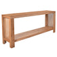 ELDRIDGE CONSOLE TABLE/HALL TABLE IN MINDI WOOD LIGHT TOBACCO - MyChocolateWood