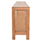ELDRIDGE CONSOLE TABLE/HALL TABLE IN MINDI WOOD LIGHT TOBACCO - MyChocolateWood