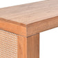 ELDRIDGE CONSOLE TABLE/HALL TABLE IN MINDI WOOD LIGHT TOBACCO - MyChocolateWood