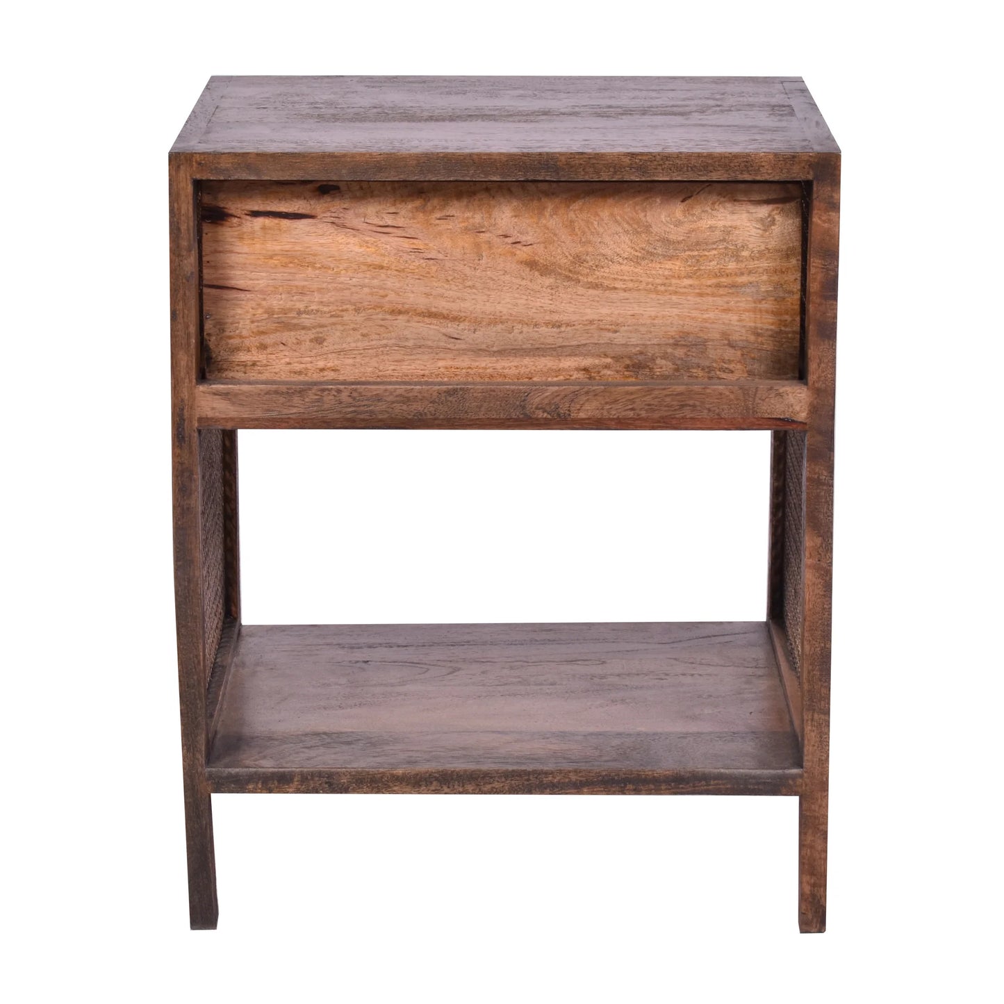 ELDRIDGE MINDI WOOD 1 DRAWER BEDSIDE TABLE IN HONEY BROWN - MyChocolateWood