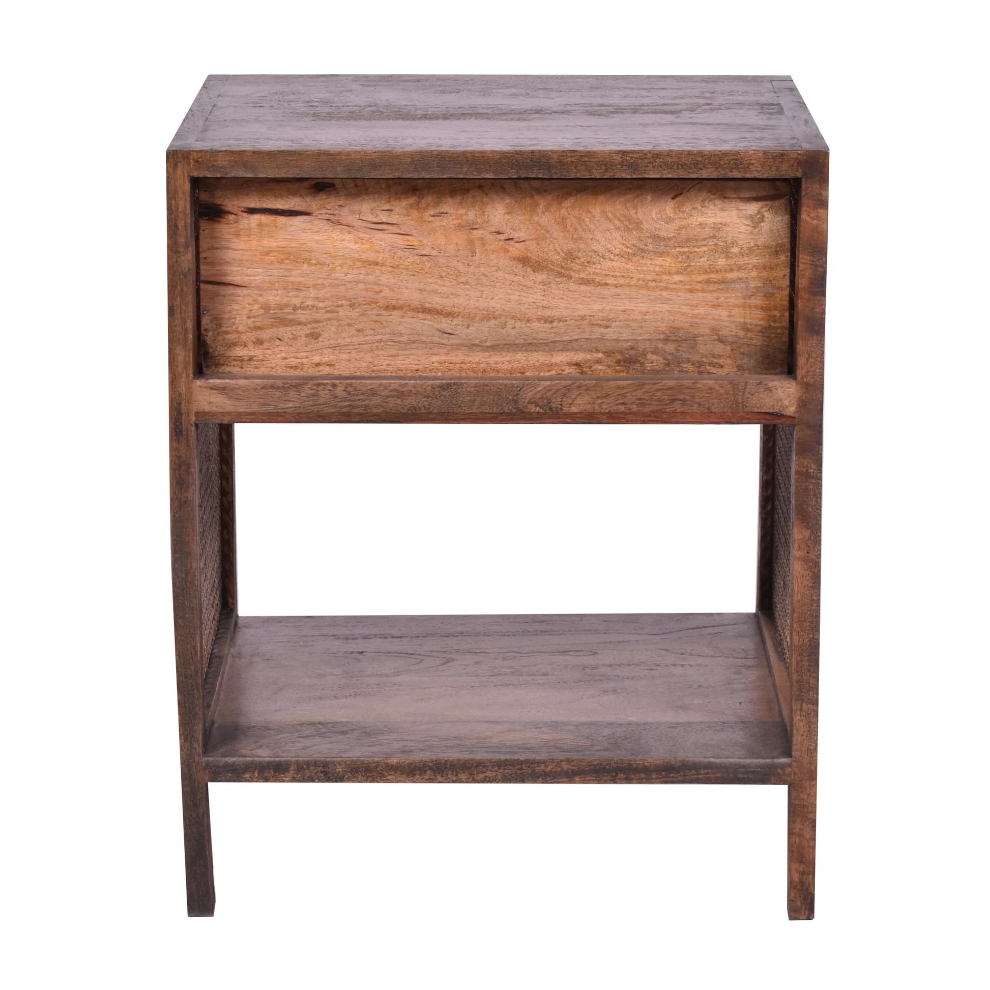 ELDRIDGE MINDI WOOD 1 DRAWER BEDSIDE TABLE IN HONEY BROWN - MyChocolateWood