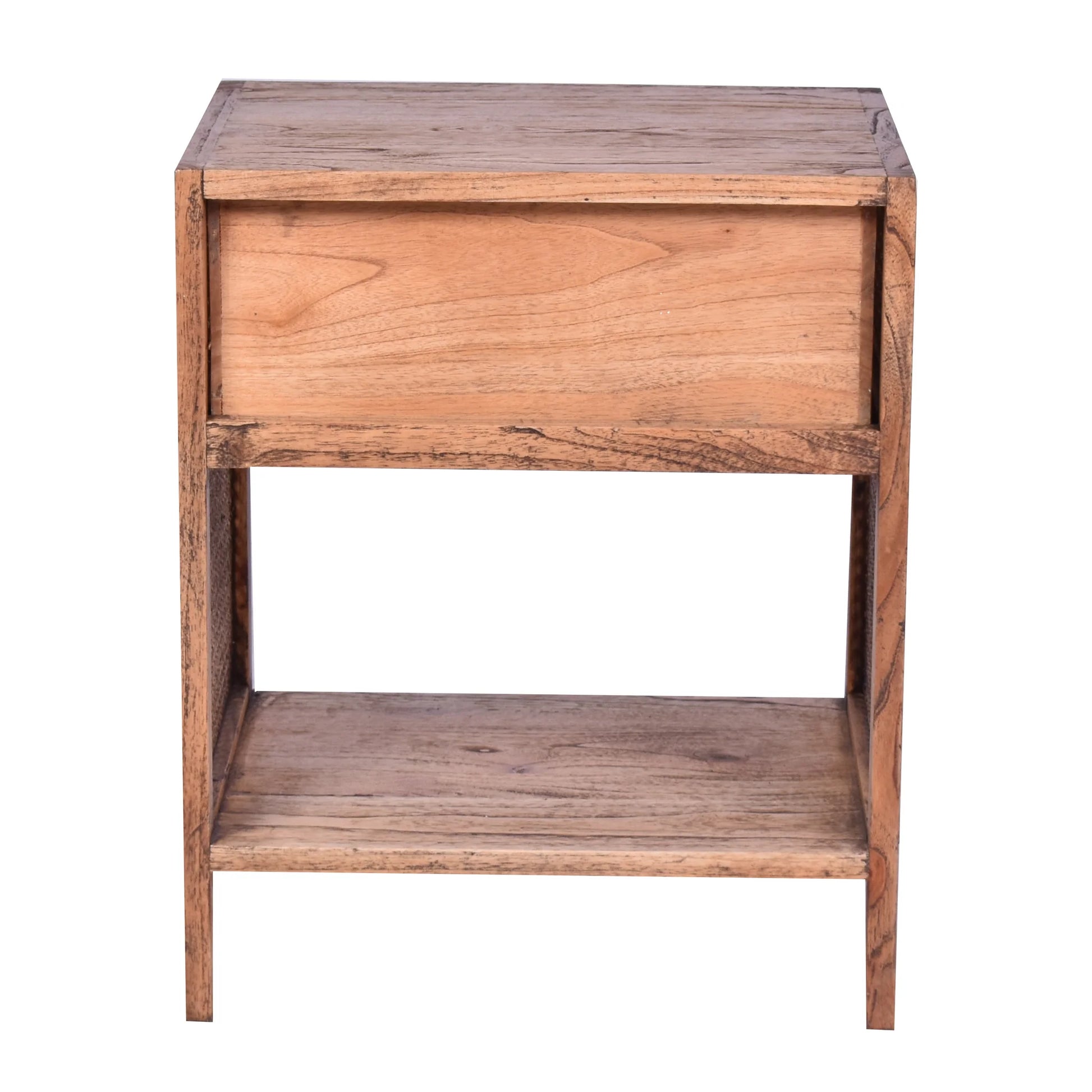 ELDRIDGE MINDI WOOD 1 DRAWER BEDSIDE TABLE IN LIGHT TOBACCO - MyChocolateWood