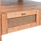 ELDRIDGE MINDI WOOD 2 DRAWERS SQUARE COFFEE TABLE IN LIGHT TOBACCO - MyChocolateWood