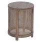 ELDRIDGE MINDI WOOD ROUND SIDE TABLE IN HONEY BROWN - MyChocolateWood