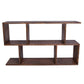 ELDRIDGE OPEN LOW BOOKCASE IN FRUITWOOD TIMBER HONEY BROWN - MyChocolateWood