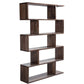 ELDRIDGE OPEN TALL BOOKCASE IN FRUITWOOD TIMBER HONEY BROWN - MyChocolateWood