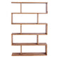 ELDRIDGE OPEN TALL BOOKCASE IN FRUITWOOD TIMBER LIGHT TOBACCO - MyChocolateWood