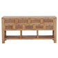 ELDRIDGE SOLID MINDI WOOD BUFFET 9 DRAWERS SIDEBOARD IN LIGHT TOBACCO 180CM - MyChocolateWood