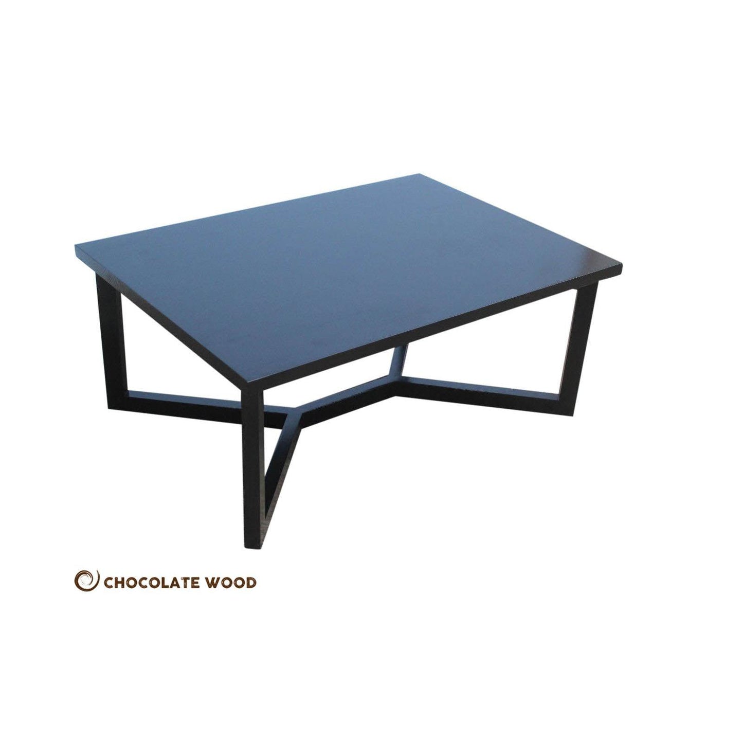 ELENORA SOLID TASSIE OAK BLACK COFFEE TABLE CUSTOM MADE - MyChocolateWood