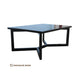 ELENORA SOLID TASSIE OAK BLACK COFFEE TABLE CUSTOM MADE - MyChocolateWood