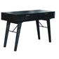 ELIJAH ACACIA WOOD 2 DRAWER DESK IN BRUSHED BLACK ACACIA - MyChocolateWood