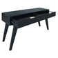 ELIJAH ACACIA WOOD CONSOLE TABLE/HALL TABLE 2 DRAWERS IN BRUSHED BLACK ACACIA - MyChocolateWood