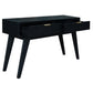 ELIJAH ACACIA WOOD CONSOLE TABLE/HALL TABLE 2 DRAWERS IN BRUSHED BLACK ACACIA - MyChocolateWood