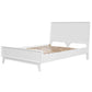 ELIJAH ACACIA WOOD QUEEN BED IN WHITE