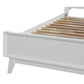 ELIJAH ACACIA WOOD QUEEN BED IN WHITE