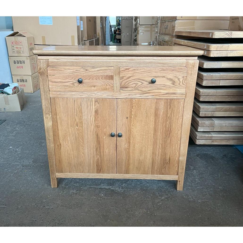 ELLA SOLID OAK BUFFET/SIDEBOARD 2 DOORS & 2 DRAWERS NATURAL - MyChocolateWood