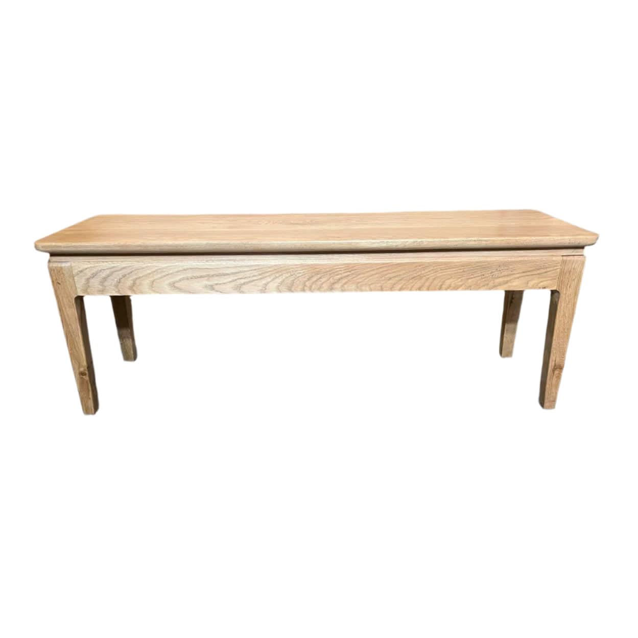 ELLA SOLID OAK DINING BENCH NATURAL 128CM - MyChocolateWood