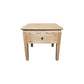 ELLA SOLID OAK LAMP TABLE WITH 1 DRAW - MyChocolateWood