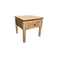 ELLA SOLID OAK LAMP TABLE WITH 1 DRAW - MyChocolateWood