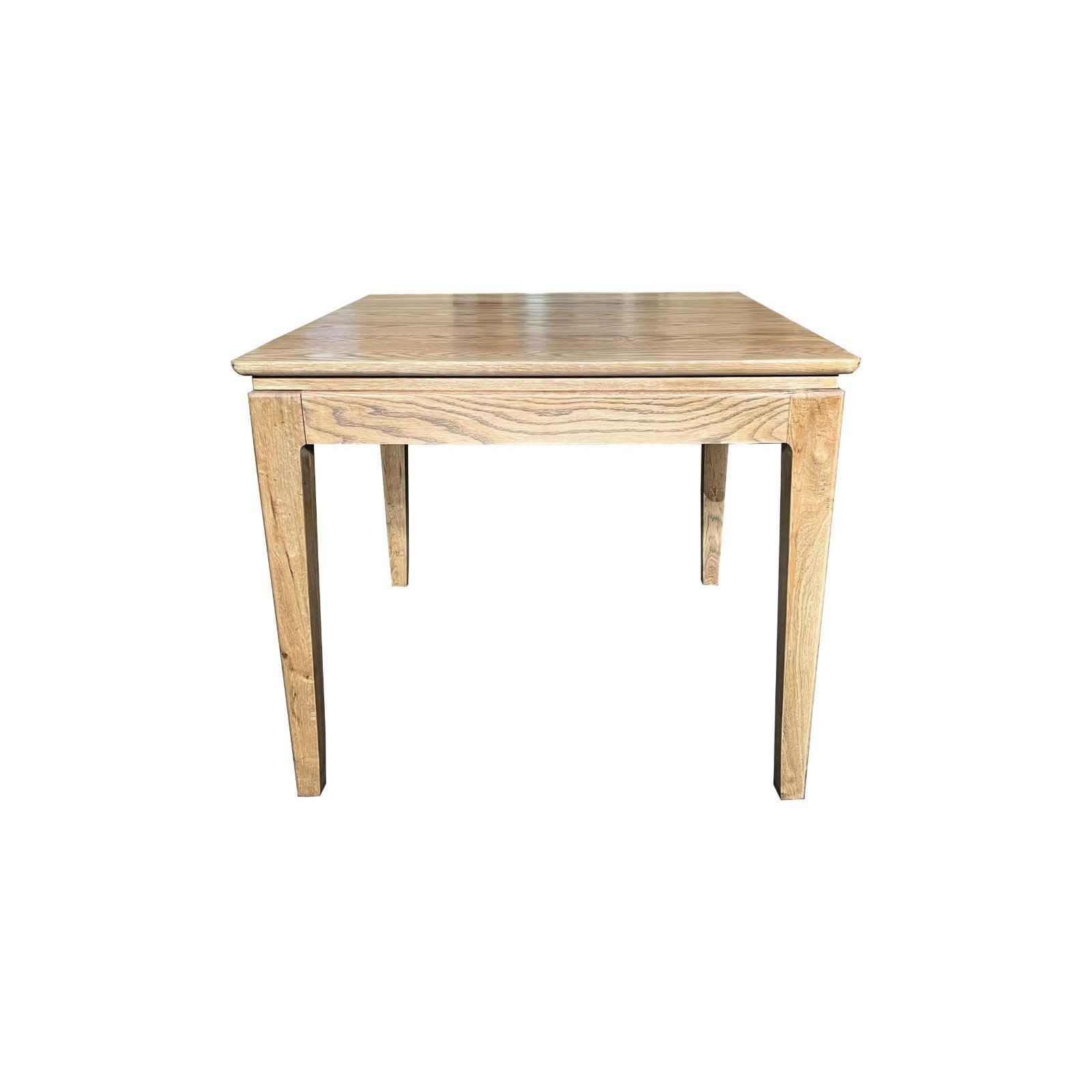 ELLA SOLID OAK SQUARE DINING TABLE 90CM - MyChocolateWood