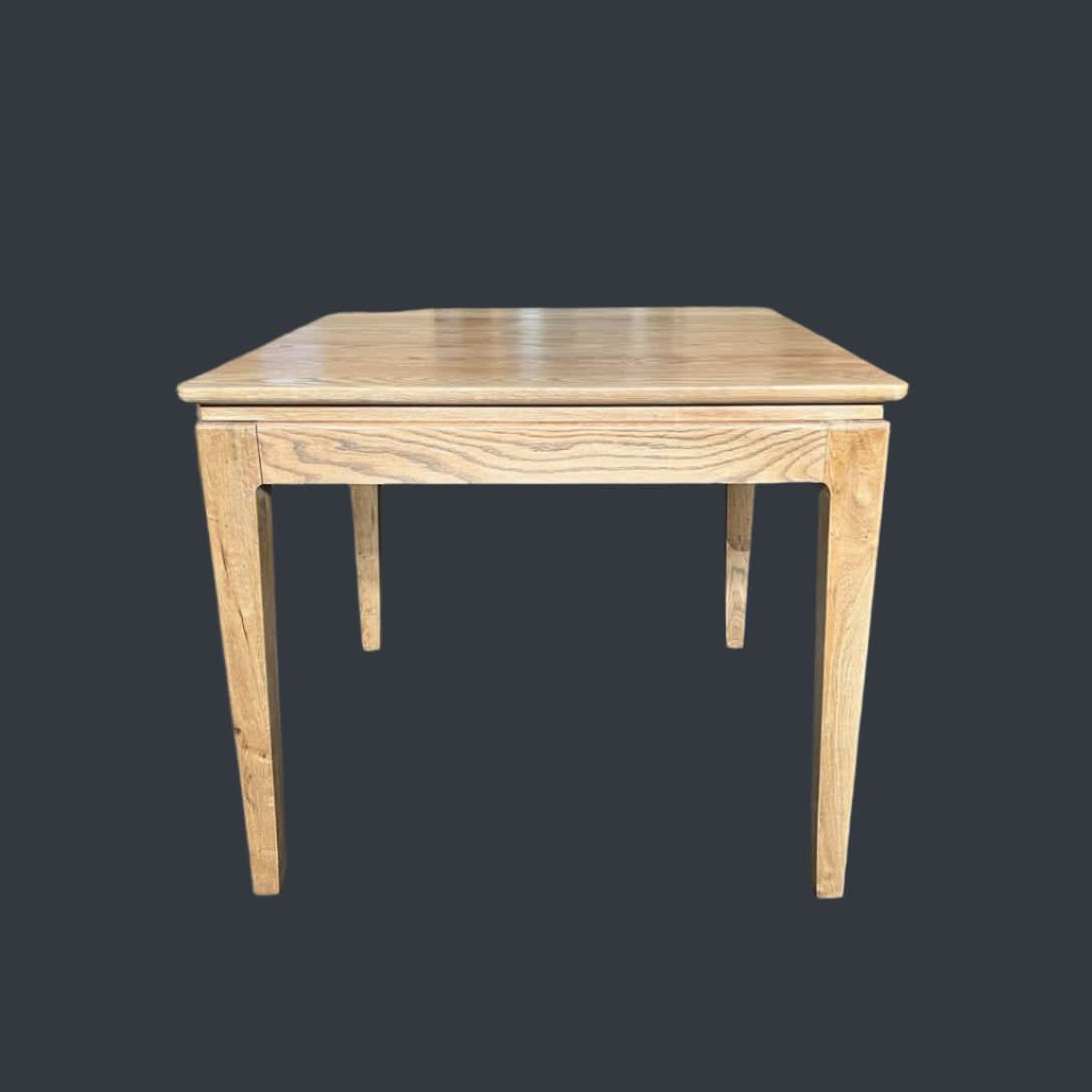 ELLA SOLID OAK SQUARE DINING TABLE 90CM - MyChocolateWood