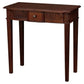 ELLIS SOLID MAHOGANY TIMBER HALL TABLE CONSOLE 80CM MAHOGANY COLOUR - MyChocolateWood
