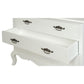 ELODIE 3 DRAWER CHEST/DRESSER IN SOLID MAHOGANY - WHITE - MyChocolateWood