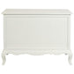 ELODIE 3 DRAWER CHEST/DRESSER IN SOLID MAHOGANY - WHITE - MyChocolateWood
