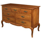 ELODIE 7 DRAWER DRESSER/CHEST OF 7 DRAWERS IN SOLID MAHOGANY - LIGHT PECAN - MyChocolateWood