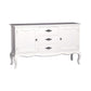 ELODIE BUFFET/SIDEBOARD 2 DOORS 3 DRAWERS IN SOLID MAHOGANY - WHITE - MyChocolateWood